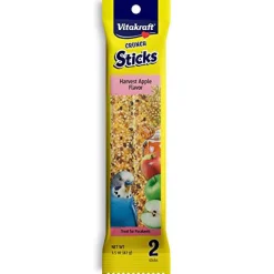 Vitakraft Crunch Sticks - Harvest Apple Flavor Parakeet Treat - 1.5 oz