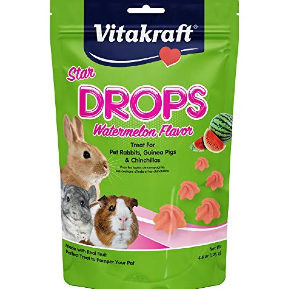 Vitakraft Star Drops Watermelon Flavor - 4.75 oz