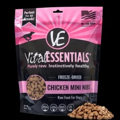 Vital Essentials Chicken Mini Nibs Freeze-Dried Dog Food - 16 Oz