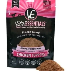 Vital Essentials Freeze-Dried Turkey Toppers for Dogs & Cats - 6 Oz