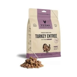 Vital Essential's Grain-Free Turkey Entrée Mini Nibs Freeze-Dried Cat Food - 8 Oz