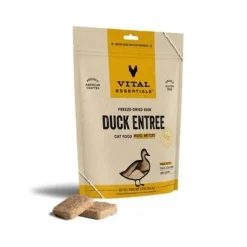Vital Essential's Grain-Free Duck Mini Patties Freeze-Dried Cat Food - 3.75 Oz