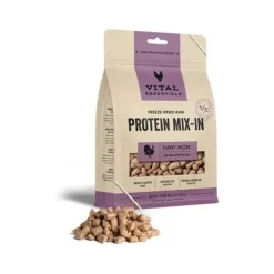 Vital Essential's Grain-Free Protein Mix-in Turkey Mini Nibs Freeze-Dried Dog Food Topper - 6 Oz