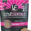 Vital Essentials Mini Pet Patties Chicken Entrée Freeze-Dried Dog Food - 1 Lb
