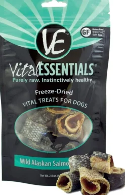 Vital Essentials Salmon Rings Freeze-Dried Dog Treats - 2 Oz