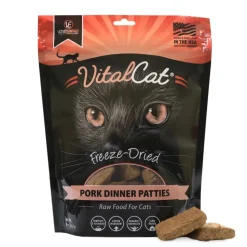 Vital Essentials Vital Cat Pork Dinner Patties Freeze Dried Cat Food