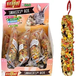 Vitapol Smakers Small Animal Display Treat Sticks - Vegetable - 12 Count