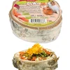 Vitapol Small Animal Wood Treat Bowl Small Animal Treats - Vegetable - 4.5 In