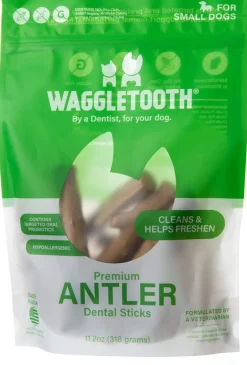WaggleTooth Dentle Antler Chew - Small - 11.2 oz