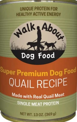 Walk About Grain Free Quail Recipe Canned Dog Food