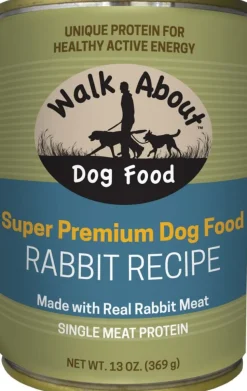 Walk About Grain Free Rabbit Recipe Canned Dog Food
