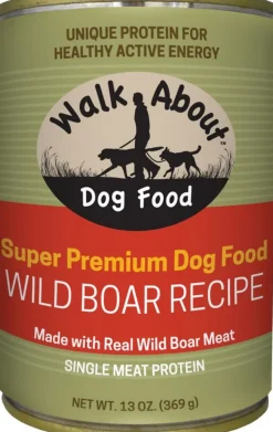 Walk About Grain Free Wild Boar Recipe Canned Dog Food