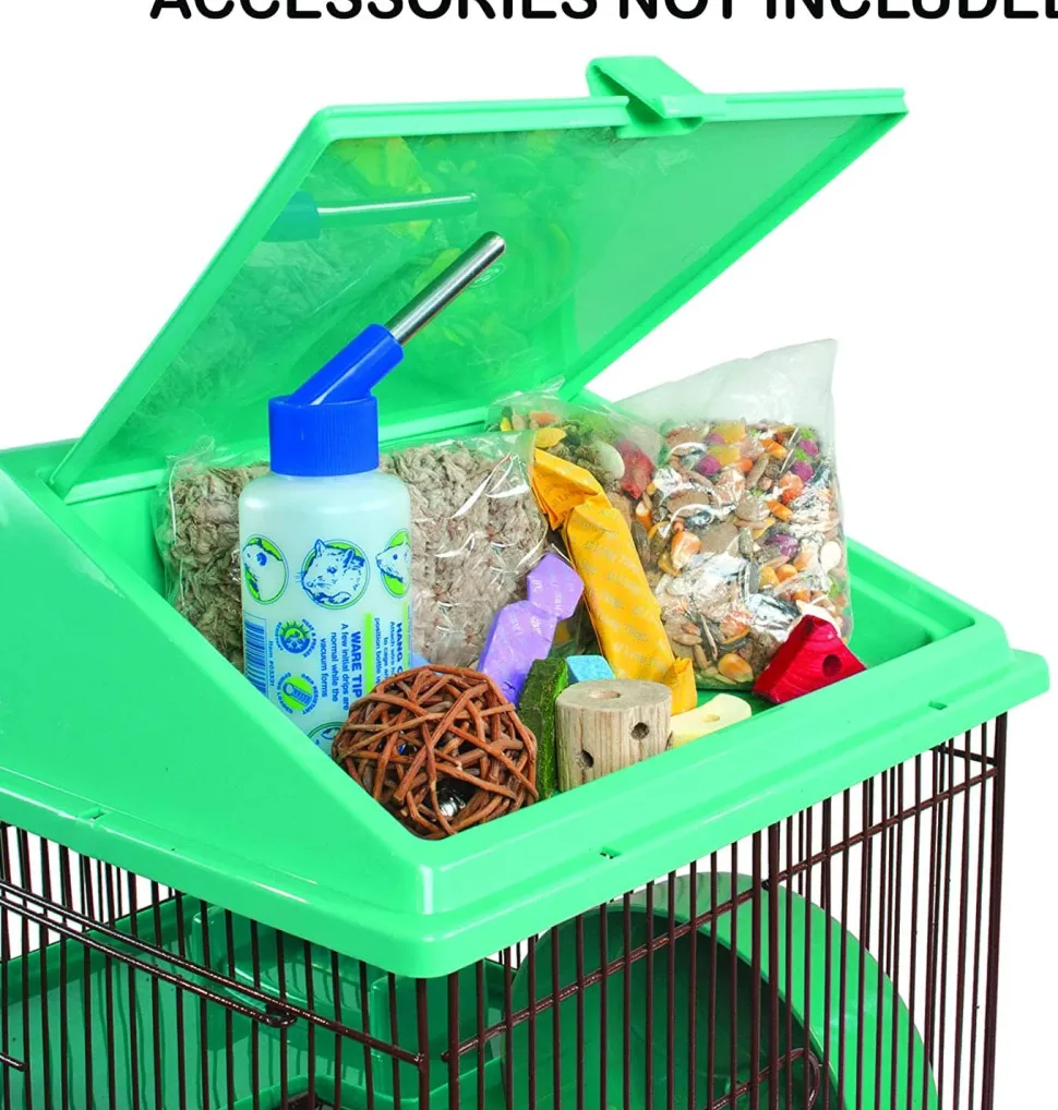 Ware Animal House 2-Level Hamster Home - Assorted - 16 X 12 X 15 In