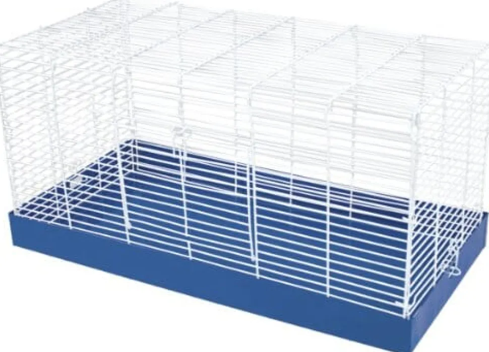 Ware Chew Proof Critter Cage Small Animal Cage - Blue/White - 25 X 12.5 X 12.5 In