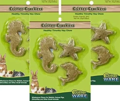 Ware Critter Crackers Ocean Chews Small Animal Chewy Treats - 3 Count