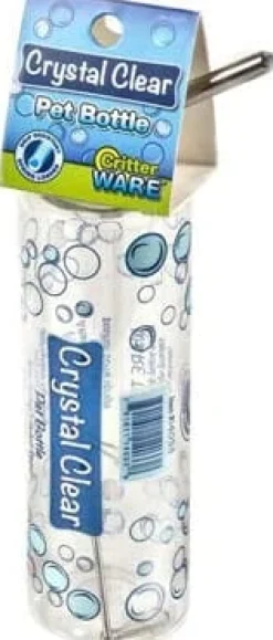 Ware Crystal Clear Plastic PET Small Animal Water Bottle - 8 Oz