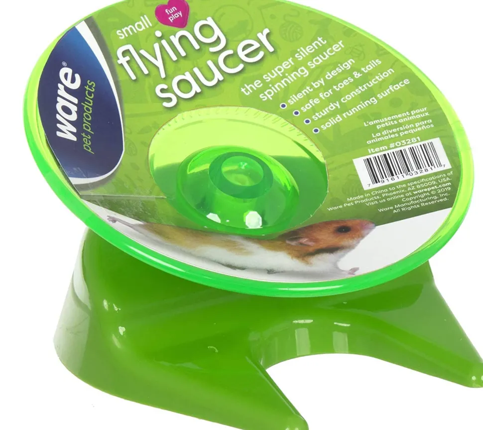 Ware Flying Saucer Toy Small Animal Wheel - Small