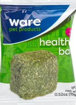 Ware Health-E Bale Small Animal Chew Small Animal Hay - Green - 12 Pack
