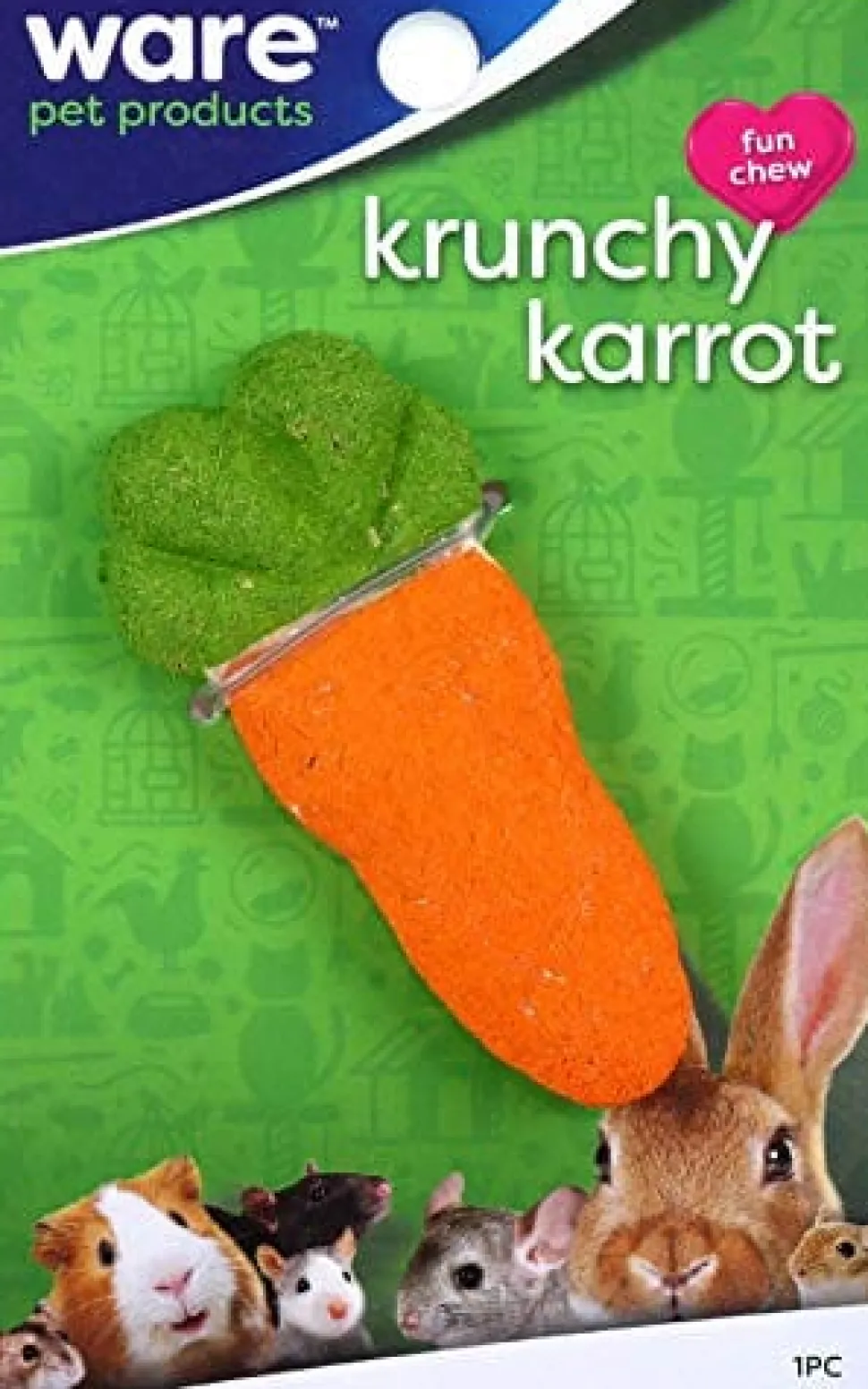 Ware Krunchy Carrot Small Animal Treat Small Animal Chewy Treats -
