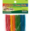 Ware Rainbow Chews Rolls Small Animal Toy - 6.75 In - 8 Count