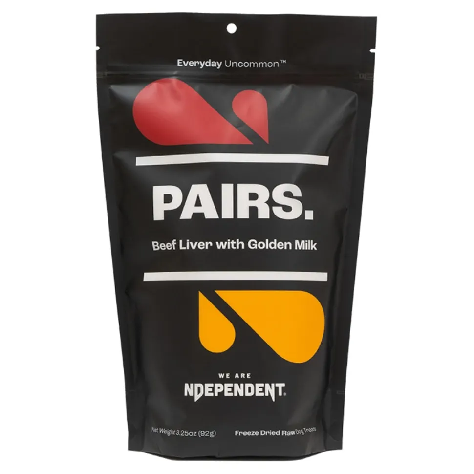 We Are Ndependent Pairs Beef and Milk Freeze-Dried Dog Treats - 3.25 Oz