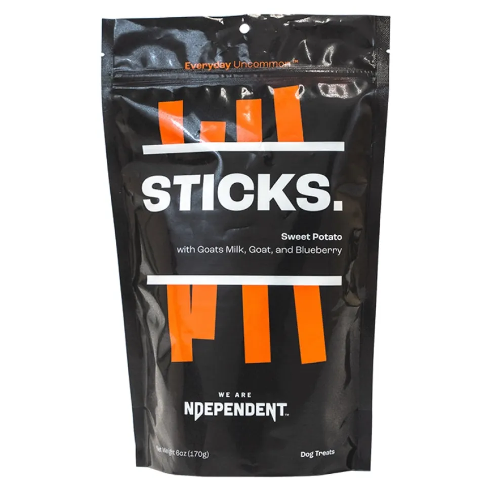 We Are Ndependent Sweet Potato Sticks with Goat Milk Chewy Dog Treats - 6 Oz