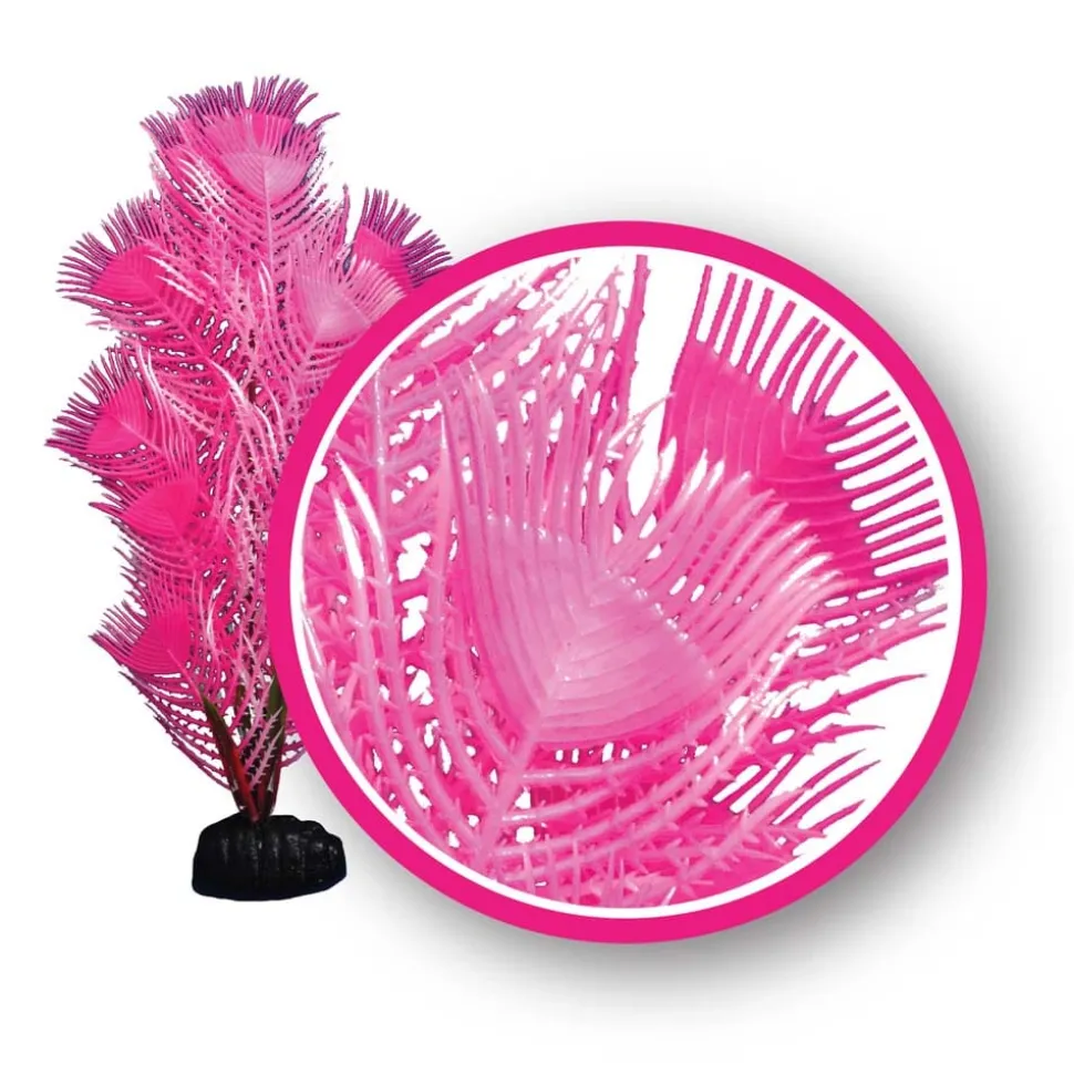 Weco Products Dream Series Princess Feather Aquarium Plant - Pink - 12 in