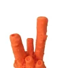 Weco Products South Pacific Coral Tube Sponge Ornament - Orange - Small