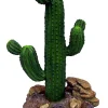 Weco Products Wecorama Badlands Saguaro Cactus Terrarium Ornament - Brown and Green - 9 in - Tall