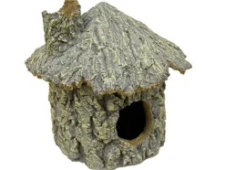 Weco Products Wecorama Sleepy Hollows Green Pine Hut Terrarium Ornament - Green