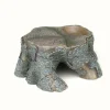 Weco Products Wecorama Sleepy Hollows Pine Stump Den Terrarium Ornament - Gray and Brown - Small