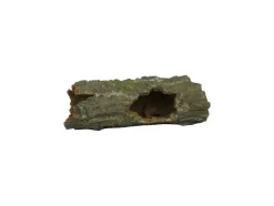 Weco Products Wecorama Sleepy Hollows Mossy Log Terrarium Ornament with Hollow - Brown/Green - Small