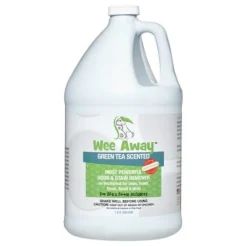Wee Away Green Tea Gallons Cat and Dog Stain and Odor Eliminator - 128 oz Bottle