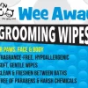 Wee Away Grooming Wipes - Mini Size Cat and Dog Wipes - 10 wipes per pack - 10 packs