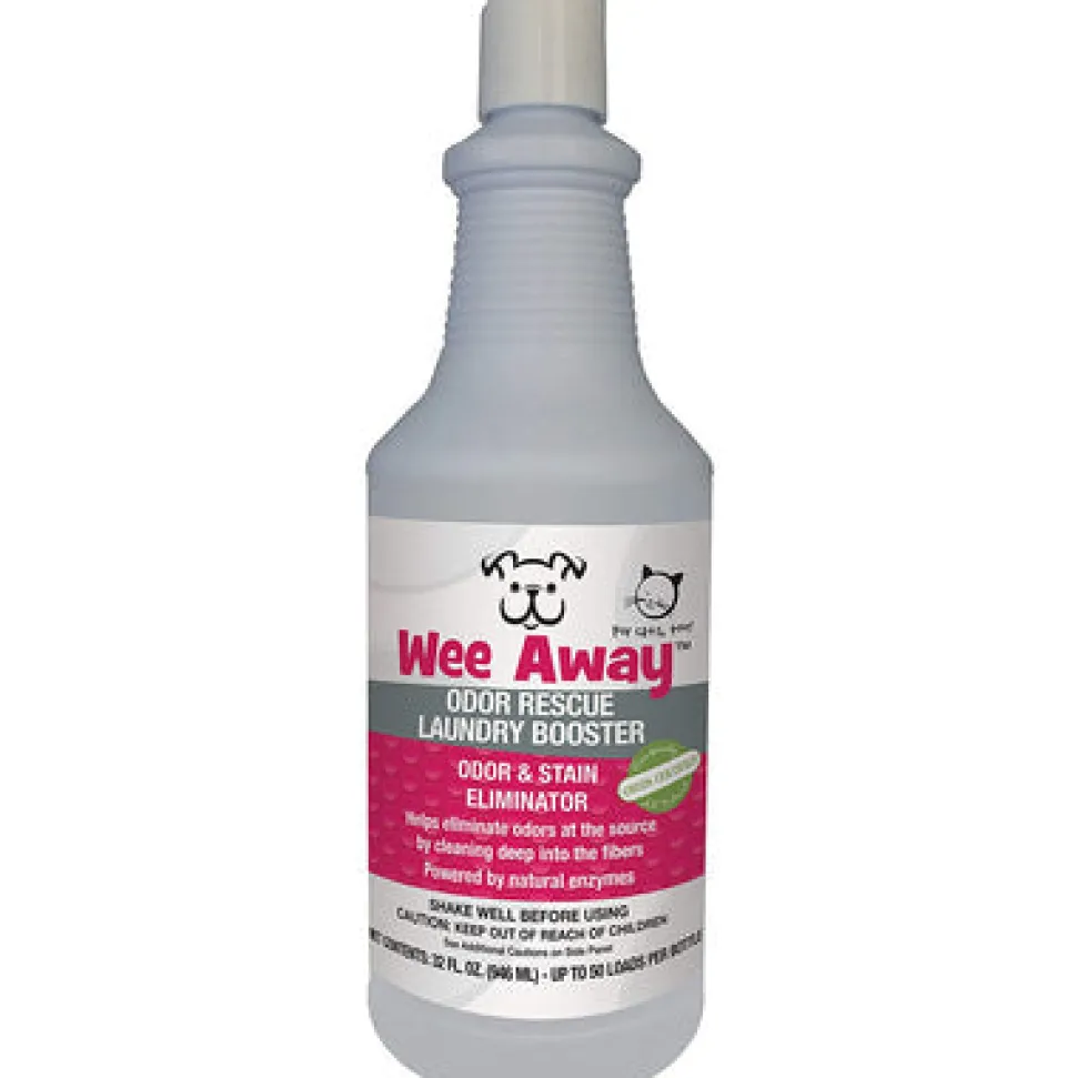 Wee Away Odor Rescue Laundry Booster Cat and Dog Stain and Odor Eliminator - 32 oz Bottle