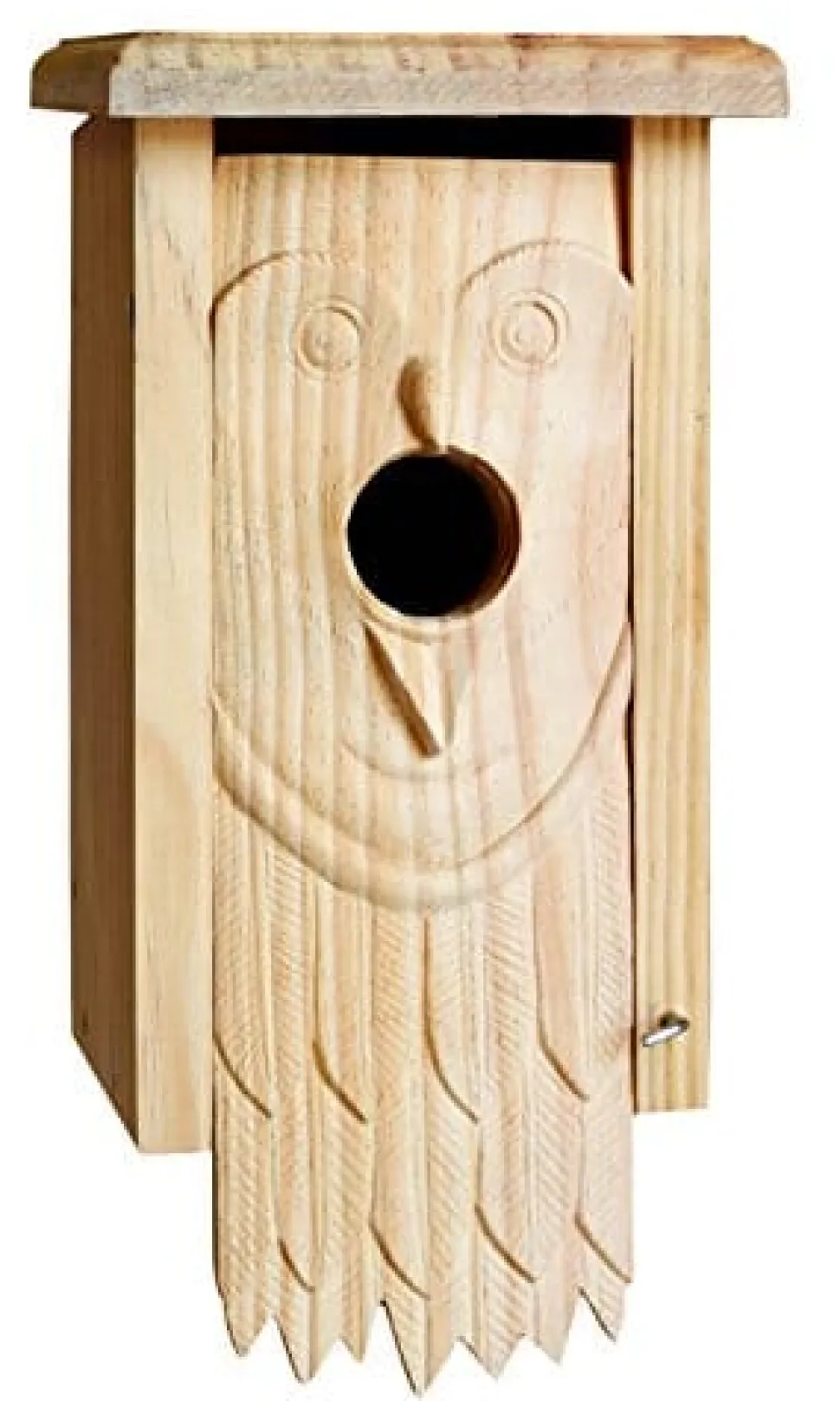 Welliver Outdoors Carved Bluebird House Owl - Cedar - 13 X 6.5 X 6.25 In