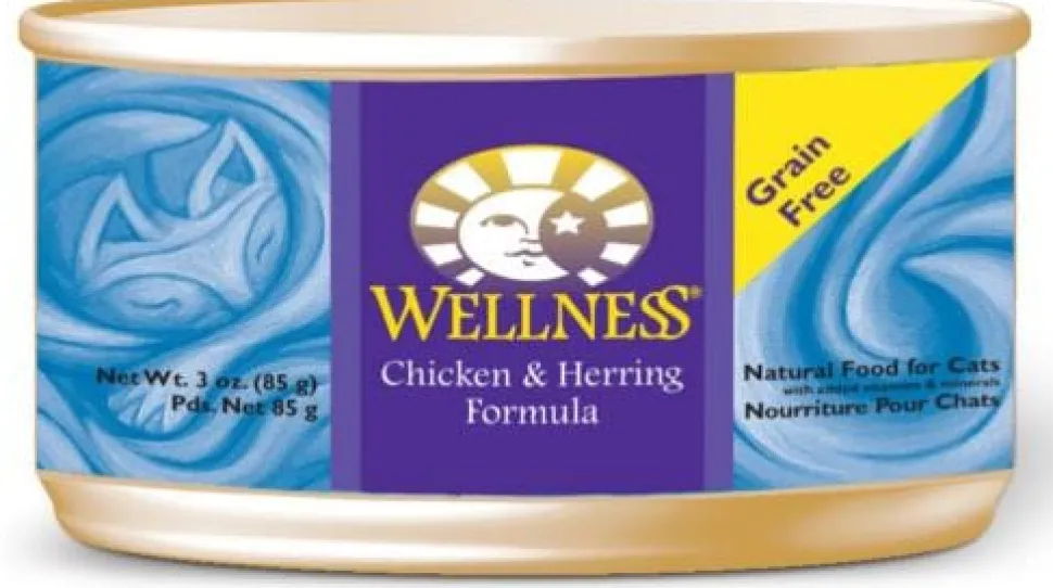 Wellness Complete Health Natural Grain Free Chicken and Herring Pate Wet Canned Cat Food