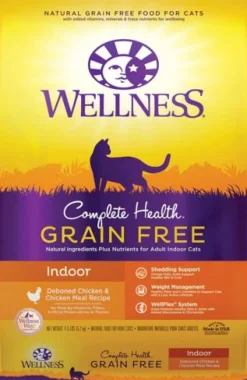 Wellness Complete Health Grain-Free Chicken Indoor Dry Cat Food - 11 Lbs