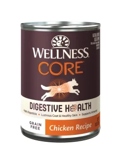 Wellness Core Digestive Health Grain-Free Chicken Canned Dog Food - 13 Oz - Case of 12