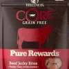 Wellness CORE Natural Grain Free Pure Rewards Beef Recipe Jerky Bites Dog Treats