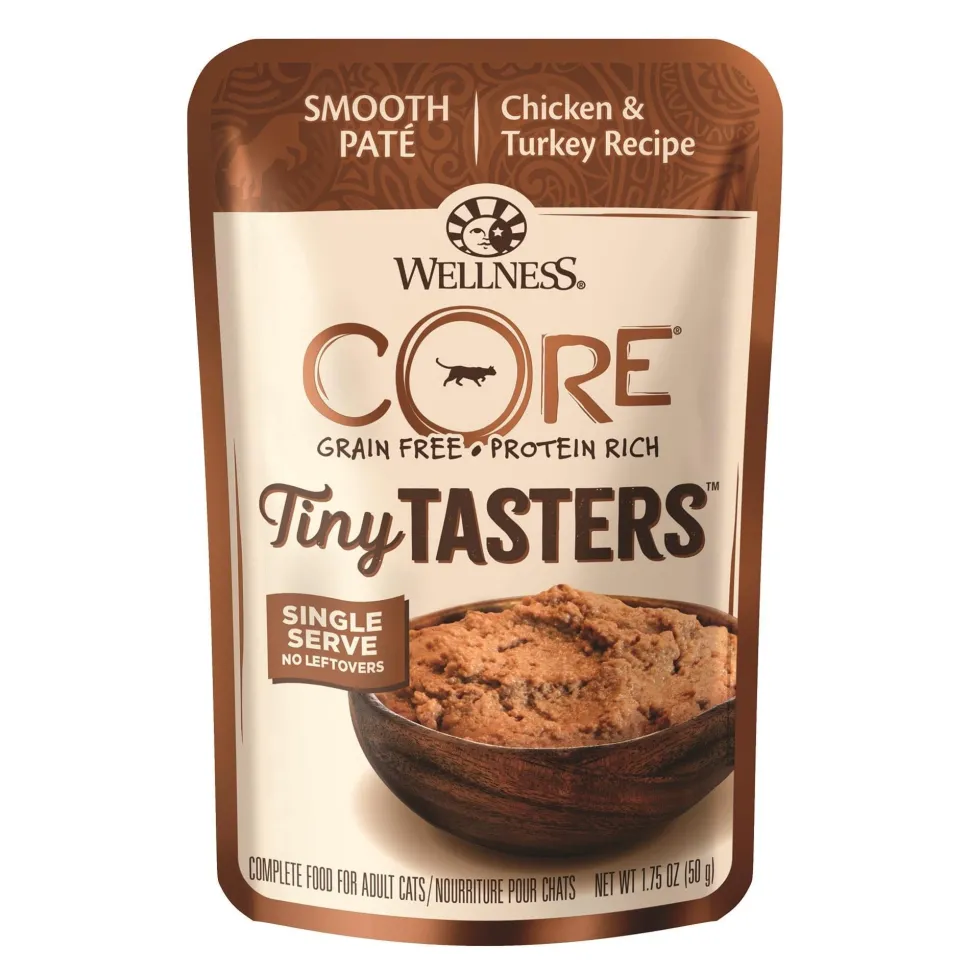 Wellness CORE Tiny Tasters Chicken & Turkey Pate Wet Cat Food