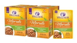 Wellness Grain Free Natural Turkey Morsels Dinner Canned Cat Food