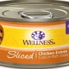 Wellness Grain-Free Sliced Chicken in Gravy Entrée Canned Cat Food - 5.5 Oz - Case of 24