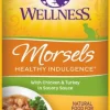 Wellness Healthy Indulgence Natural Grain Free Morsels with Chicken and Turkey in Savory Sauce Cat Food Pouch