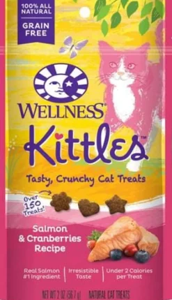 Wellness Kittles Crunchy Salmon & Cranberry Cat Treats