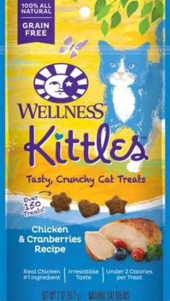 Wellness Kittles Crunchy Chicken & Cranberry Cat Treats