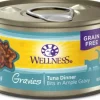 Wellness Natural Grain Free Gravies Tuna Dinner Canned Cat Food