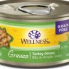 Wellness Natural Grain Free Gravies Turkey Dinner Canned Cat Food