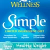 Wellness Simple Healthy Weight Limited Ingredient Diet Grain-Free Salmon and Peas Adult Dry Dog Food - 24 Lbs