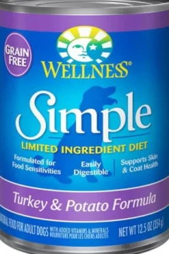 Wellness Simple Natural Limited Ingredient Diet Turkey and Potato Recipe Wet Canned Dog Food